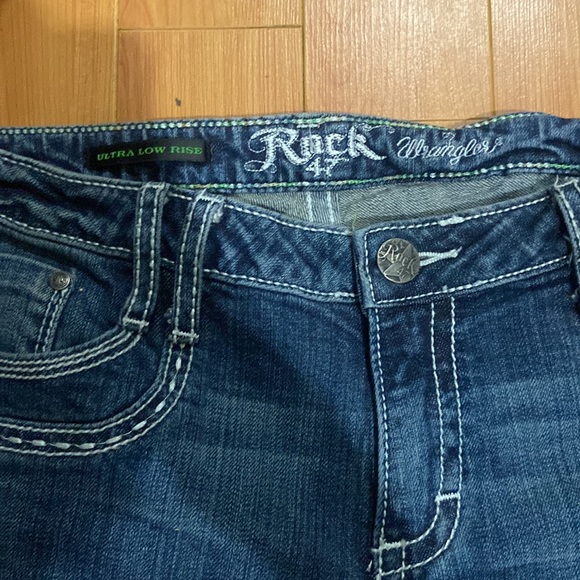 Wrangler Rock 47 Ultra Low Rise Jeans - Picture 3 of 3